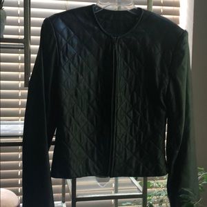 Black New Zealand lambskin jacket